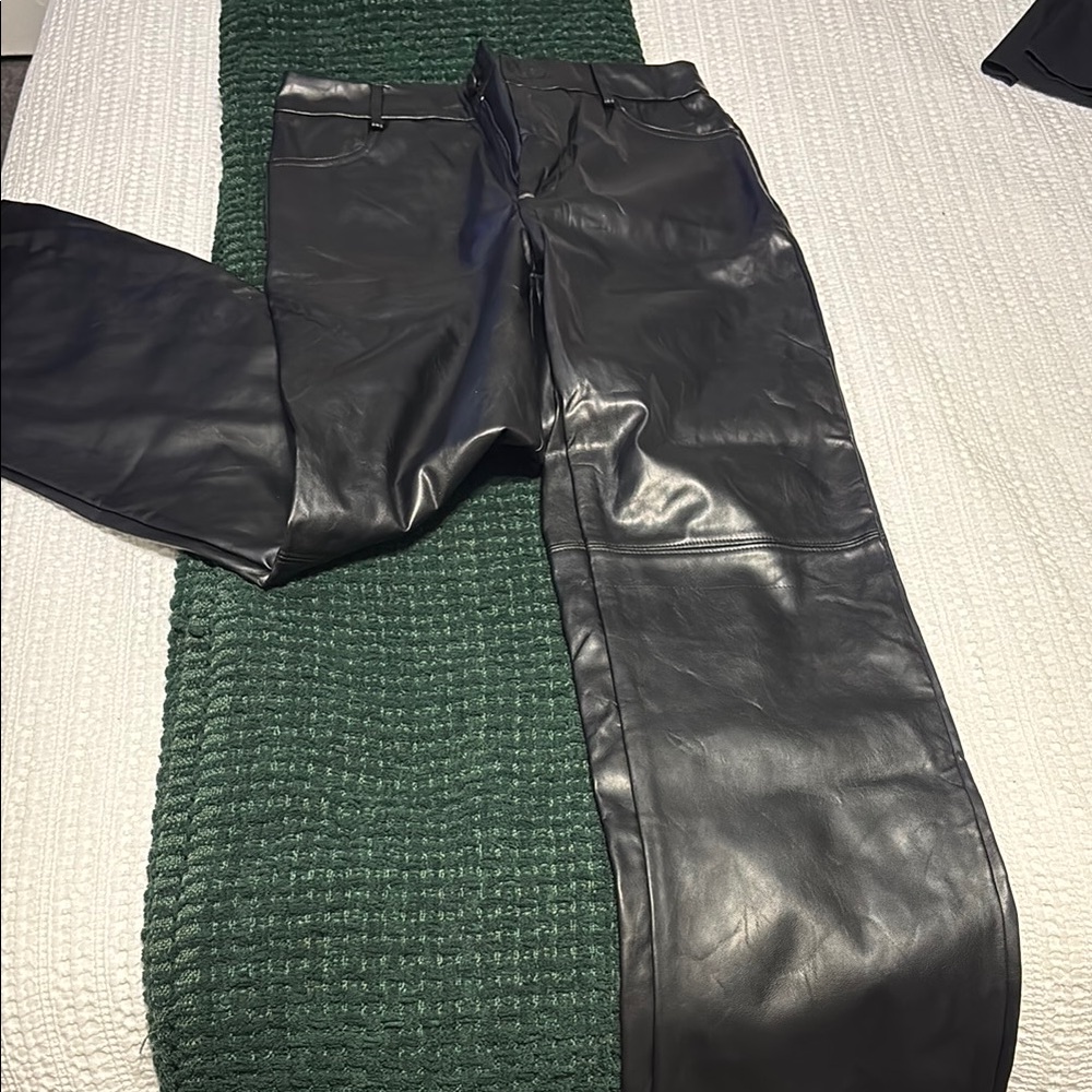 Black Leather Pants